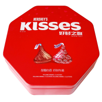 好时(Hershey’s) kisses好时牛奶巧克力12粒八角铁盒结婚喜糖礼盒装(不含礼袋)