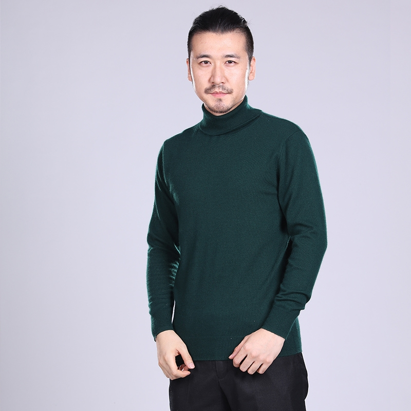 秋冬新款羊毛衫男v领薄款纯色鸡心领针织衫男羊绒衫打底套头