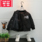 可莉允儿童男童加厚外套2022新款秋冬季加绒棒球服棉衣宝宝冬装夹棉上衣棉服