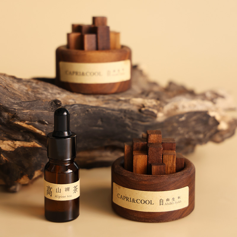 CAPRI&COOL自由生长扩香木无火香薰精油家用室内扩香器卧室摆件 漫无花果精油10ml高清大图