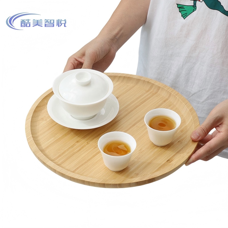 酷美智悦 圆形茶盘30*30*2cm KM-BH572 个高清大图