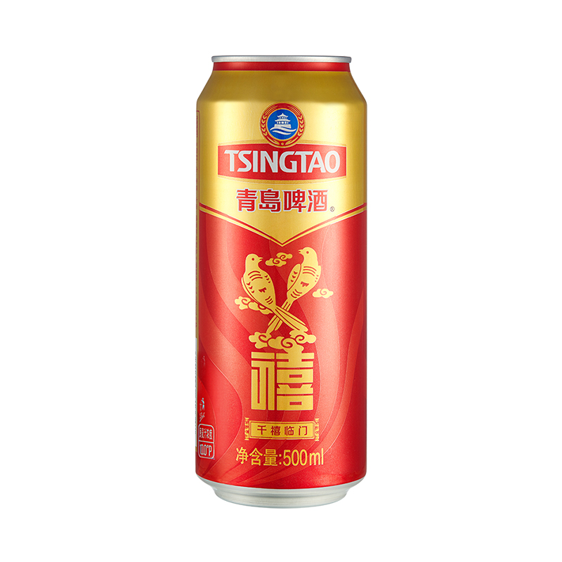 青岛啤酒(TSINGTAO)千禧临门10度 500ml*12听 2箱实惠组合装(ZJ)高清大图