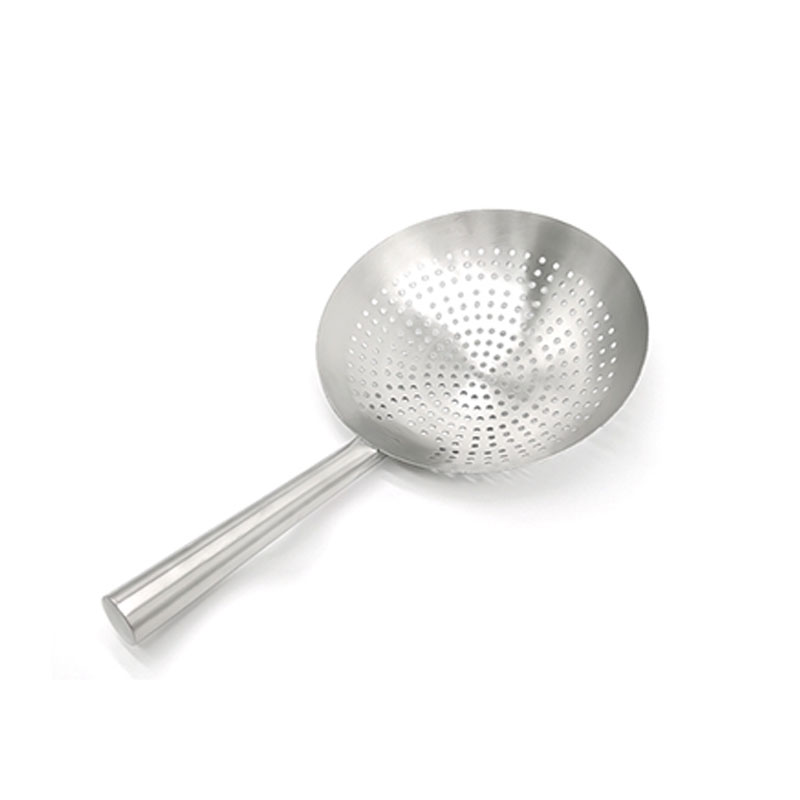 橙亿鸿 不锈钢大漏勺 油鼓漏圆孔网抄大捞勺 直径30cm/把高清大图