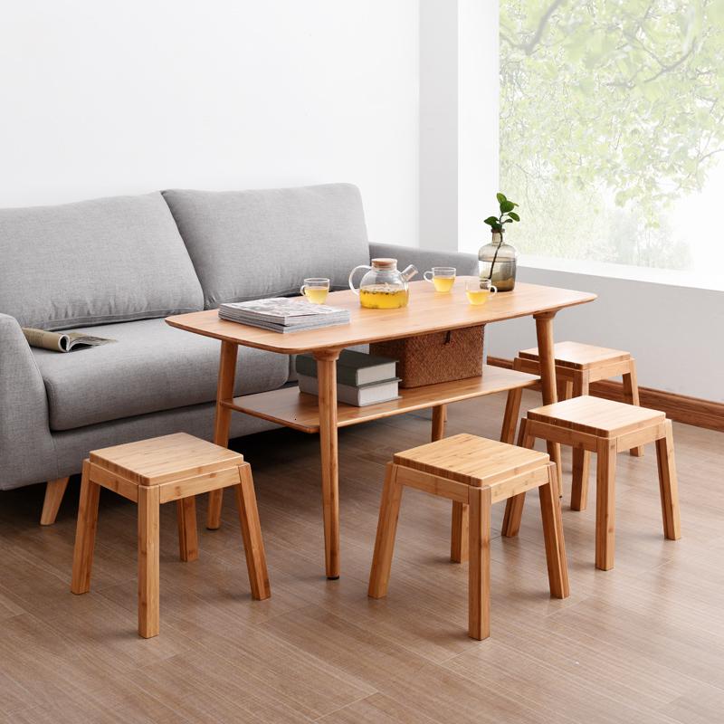 茶几北欧双层小户型现代客厅桌子简约茶桌创意实木边几角几小方桌_12_243高清大图