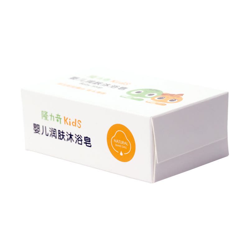 隆力奇KIDS婴儿润肤沐浴香皂两块装 105g*2 添加蛇胆精华 草本清香 弱酸性配方图片