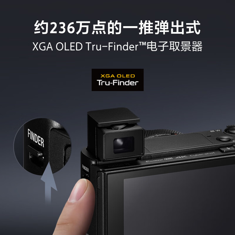 索尼(SONY)DSC-RX100M7 黑卡数码相机(24-200mm焦段 实时眼部对焦 RX100 VII/黑卡7)高清大图