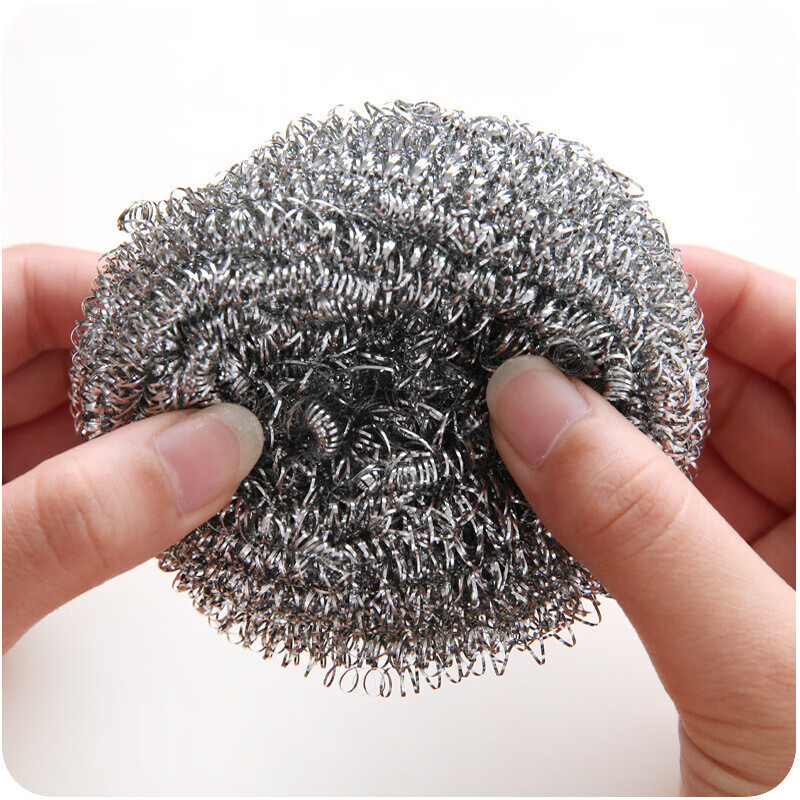 妙洁 钢丝球十个装 家用实惠 不掉屑高清大图