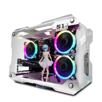 甲骨龙AMD R7 3800X八核RX5700 8G独显480G固态台式组装电脑游戏主机吃鸡电脑主机GL01 DIY组装机