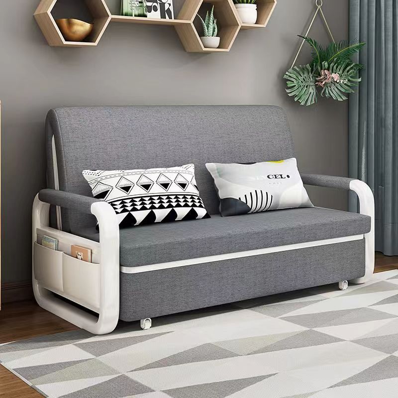 三折布艺沙发床折叠带储物沙发床12001900张