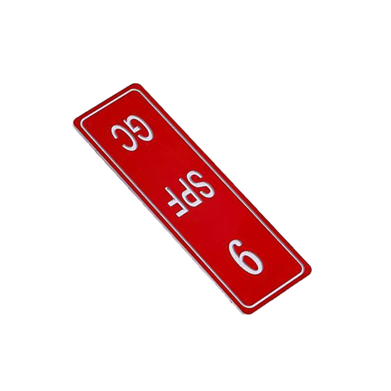 泽如 组合侧面前铭牌标牌 30*130mm 块高清大图