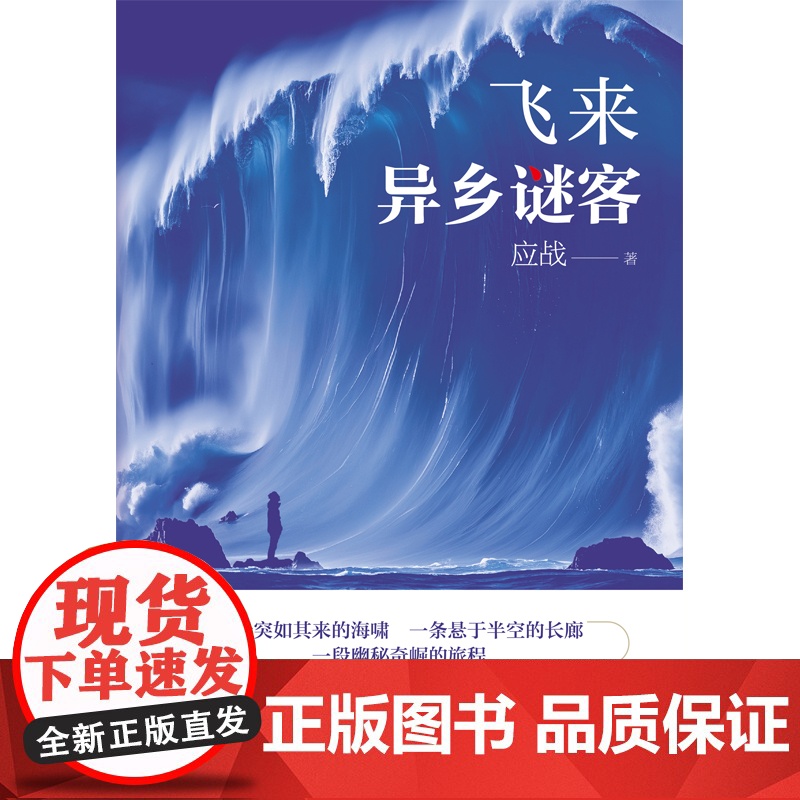 正版 飞来 异乡谜客 应战著 一场突如其来的海啸 一条悬于半空的长廊 两条命运线的交织 中国魔幻现实主义小说科幻小说高清大图