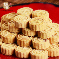 十月初五_一口粒粒杏仁饼圆罐装232g走亲访友