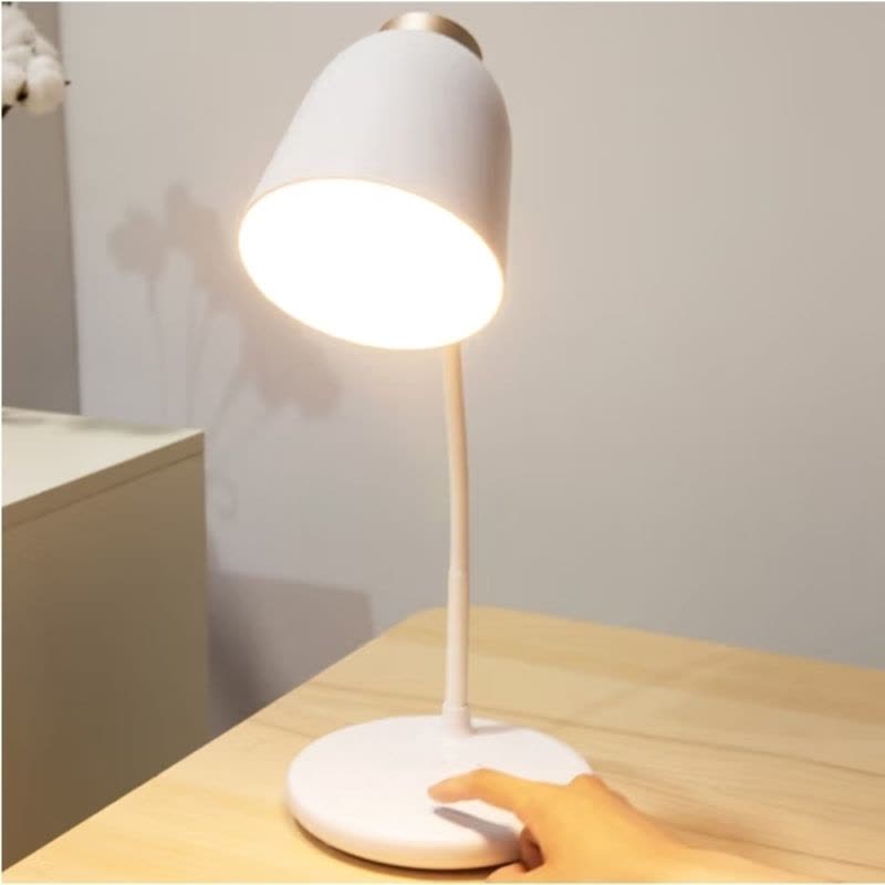 得力(deli)17850 可充电LED三挡可调节台灯白色图片