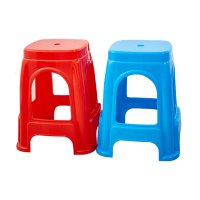 中英(ZHONG YING)塑料凳子家用加厚 红色 5个装