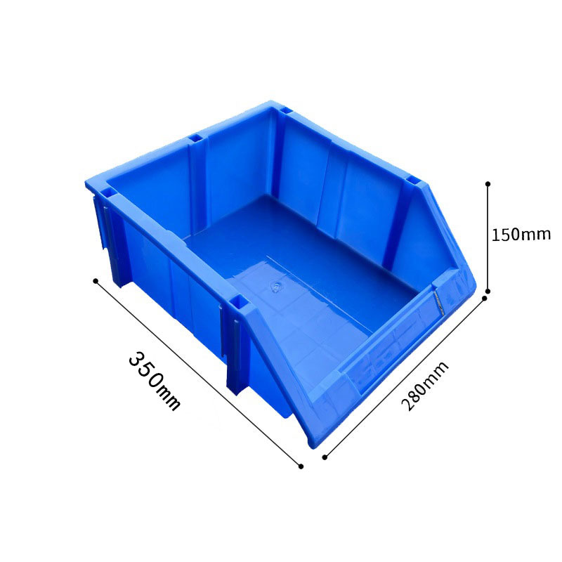 宁储 塑料零件盒 斜口物料盒 350*280*150mm 个高清大图