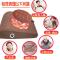 [新坡型]蒲团坐灸仪艾灸蒲团坐垫家用宫寒妇科艾灸盒熏蒸器灸凳 棕色坡型基础 姜盘-镊子-穴图(三件)+20柱艾柱