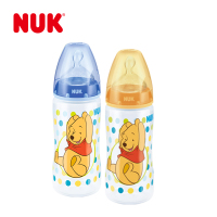 NUK300ml宽口PP彩色迪士尼维尼奶瓶(带初生型硅胶中圆孔奶嘴)颜色随机