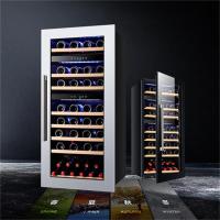 尊堡(zunbao)JC-220A 嵌入式 红酒柜 恒温冰吧 冷藏柜 压缩机酒柜 茶叶柜 银色