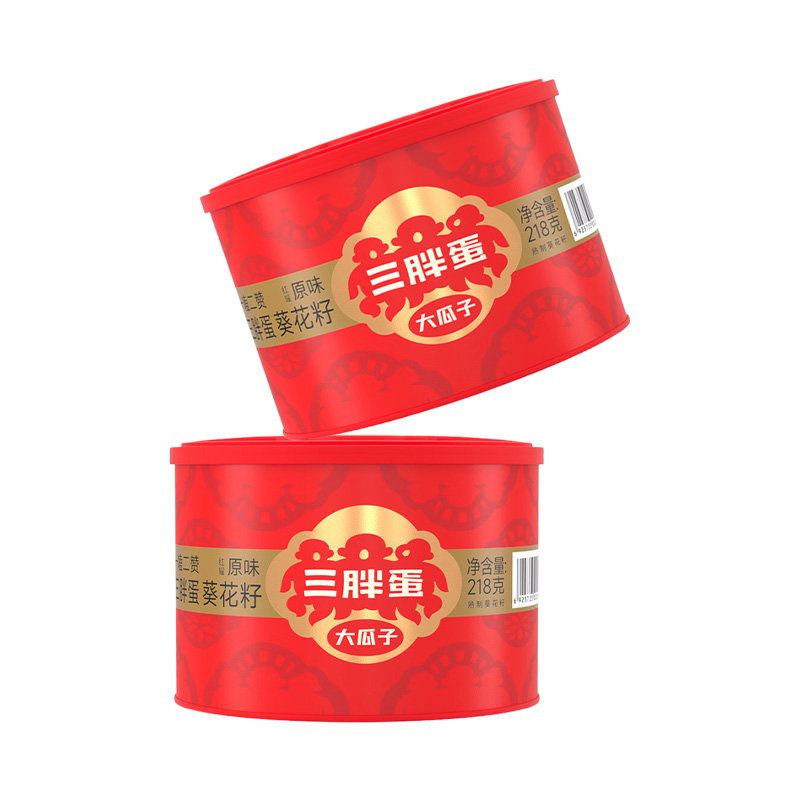 三胖蛋瓜子酥脆皮薄文火慢炒不易上火经典红罐原味218g*2罐