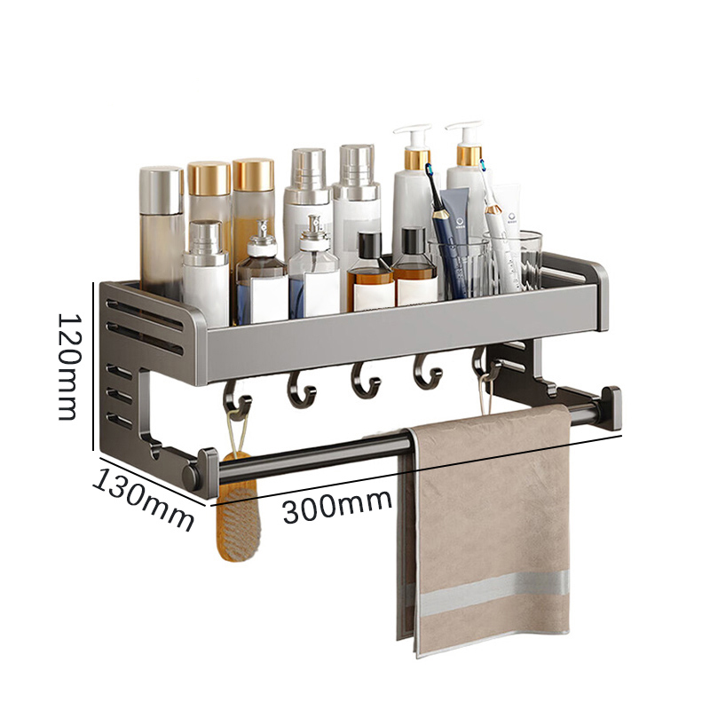 豫汉迎免打孔毛巾架 免打孔毛巾架300*130*120mm个