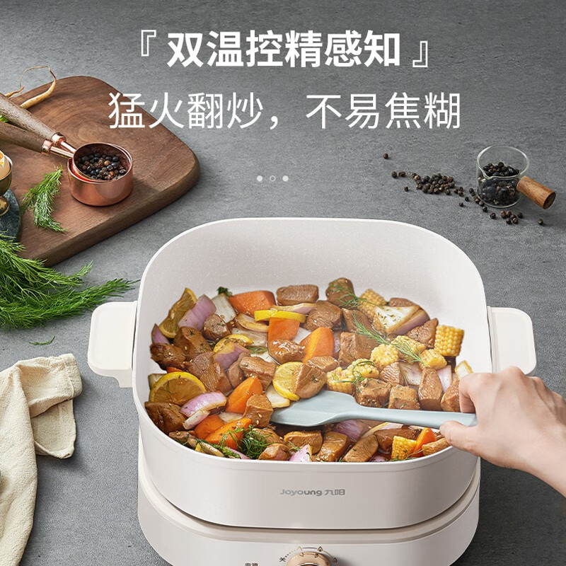 九阳(Joyoung) 电火锅鸳鸯锅火锅专用锅 分体式家用多功能锅 6L大容量 HG60-G555