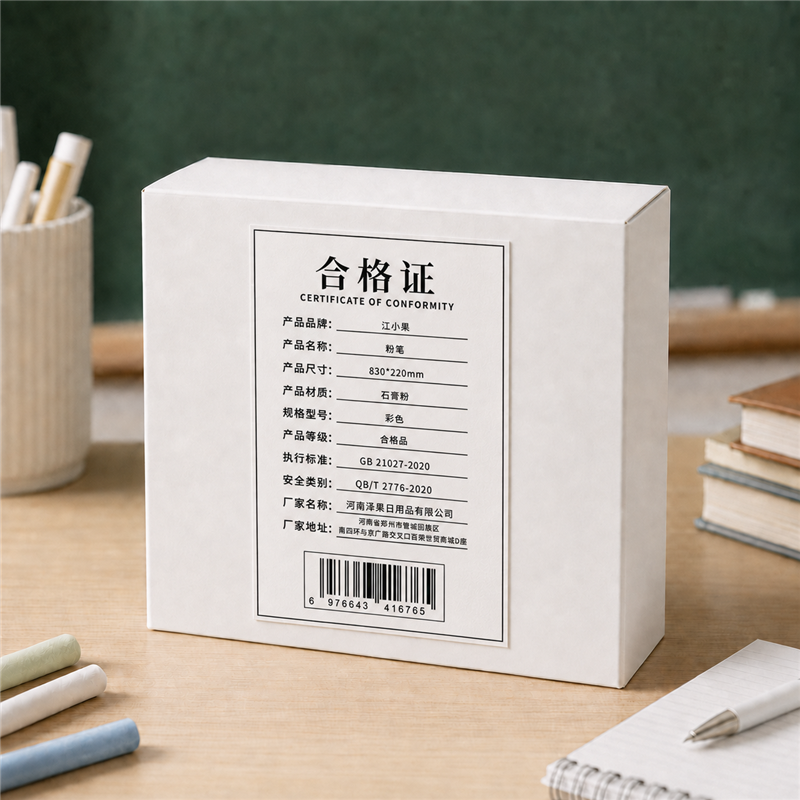 江小果 粉笔 50盒/箱 彩色 箱高清大图