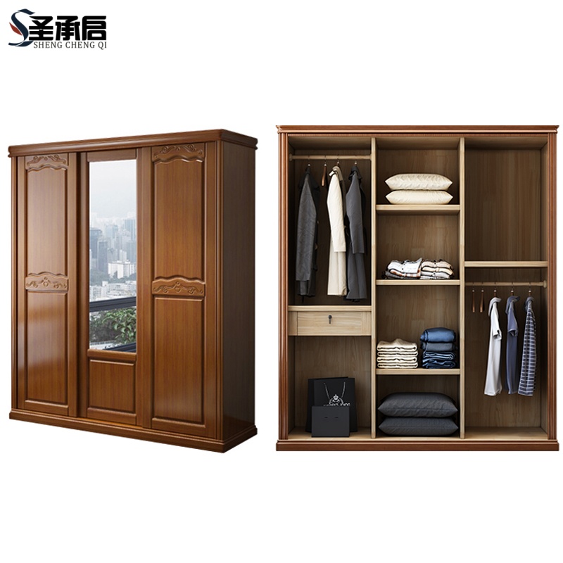 圣承启更衣柜三门台高清大图