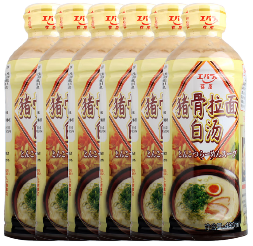 猪骨拉面白汤480ml*1瓶高清大图