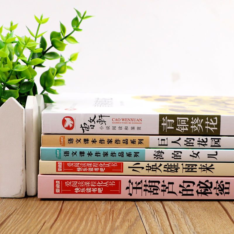 [全5册]雨来+青铜+宝葫芦+海的女儿+巨人的花园 [正版]小英雄雨来四年级管桦著青铜葵花曹文轩宝葫芦的秘密张天翼海的女