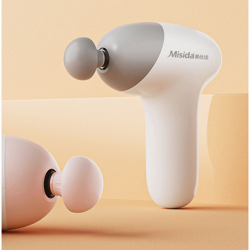美仕达(Misida)MS-J03迷你筋膜枪多种按摩头高频按摩缓解肌肉酸痛充电小巧便携高清大图