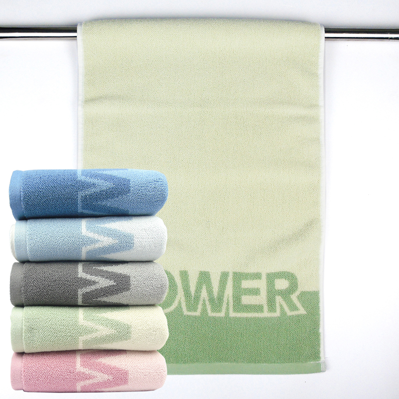 莺歌 A类纯棉素色毛巾两条装75*35(±2)cm*2(颜色随机) 盒高清大图