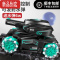 真智力超大儿童遥控汽车玩具可发射水弹对战坦克手势感应四驱越野车男孩 超大宝石绿[升级炫光轮胎+灯光音乐+遥控手柄+手表]