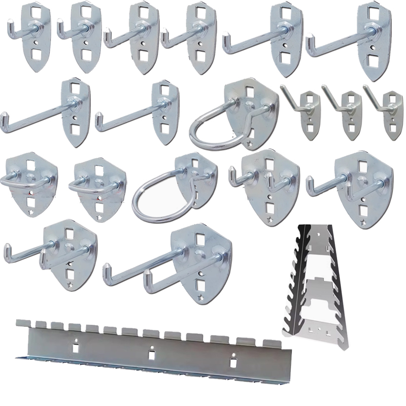 瑾如云海 工具挂钩 洞洞板挂钩 1#挂钩套装(不含挂板)高清大图