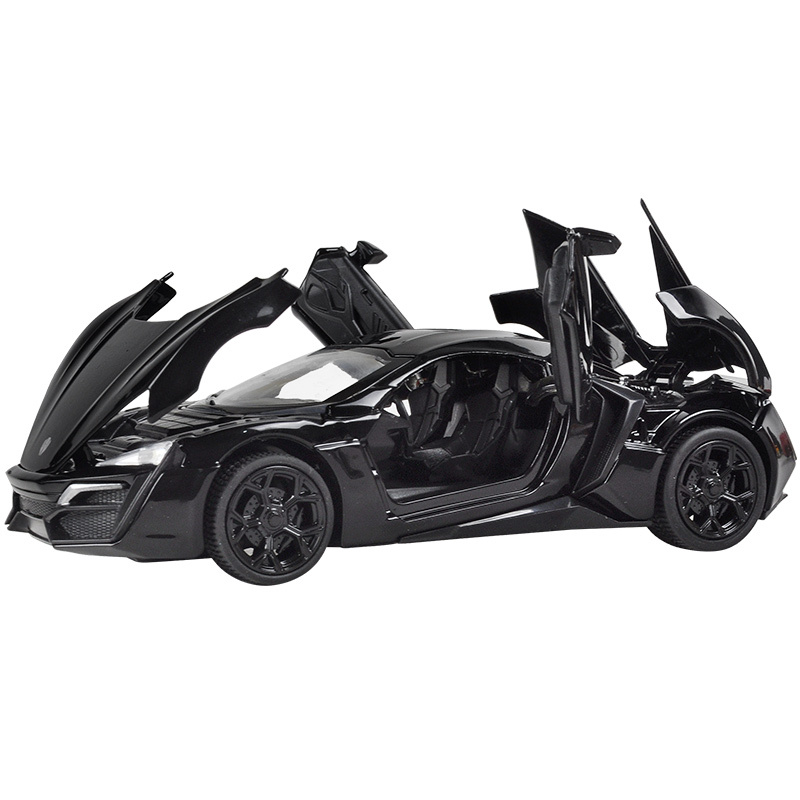 速度与激情7合金小汽车模型132莱肯道奇战马8儿童金属回力玩具车战马