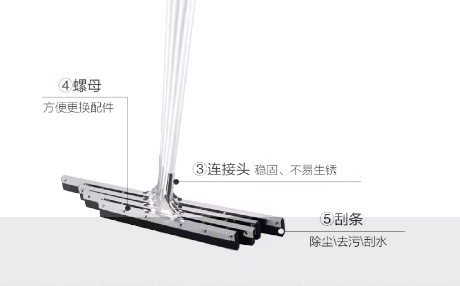 德力彩 地刮 刮水器 75cm 个高清大图
