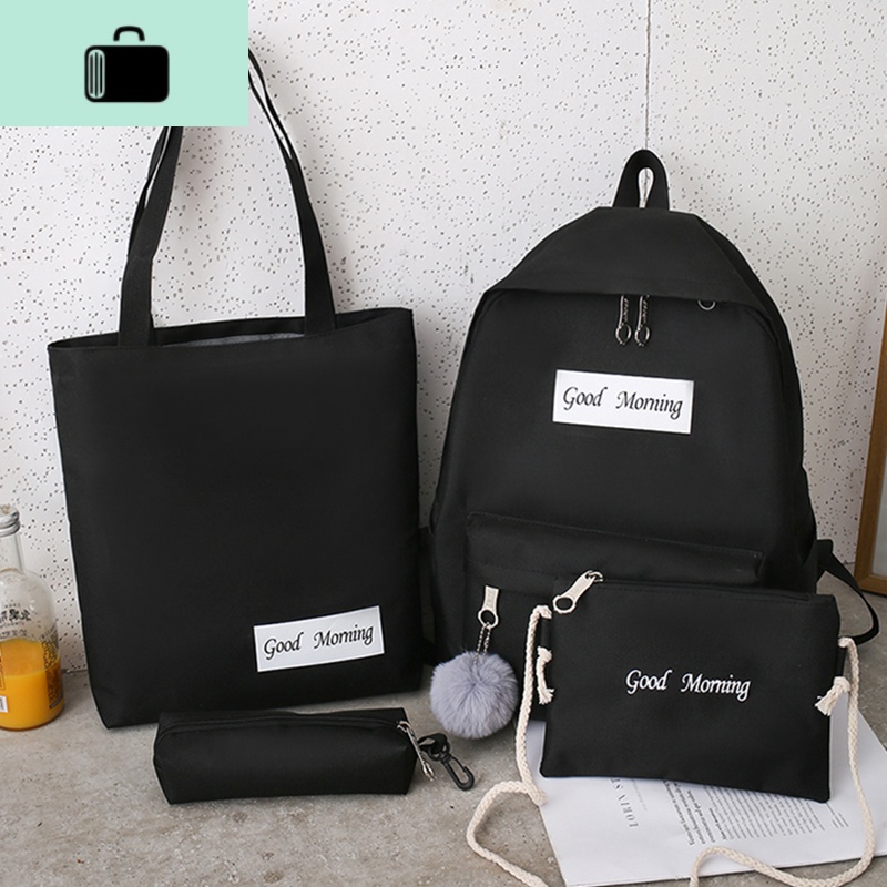 古着感少女书包大容量校园风高中学生初中生帆布双肩包女2019新款NEW LAKE高清大图