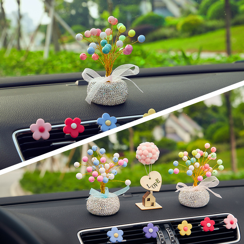 敬平汽车创意车载车内饰品摆件满天星车上内装饰用品大全大气女多彩色