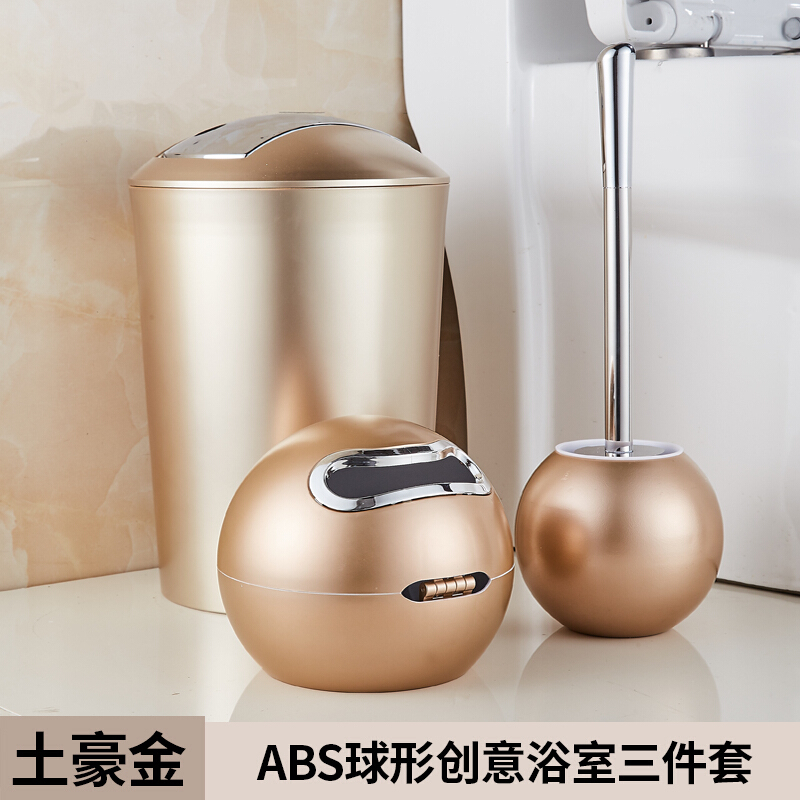 欧式卫生间马桶刷套装坐便器刷子免打孔厕所洁厕刷架浴室创意套装生活日用创意家居