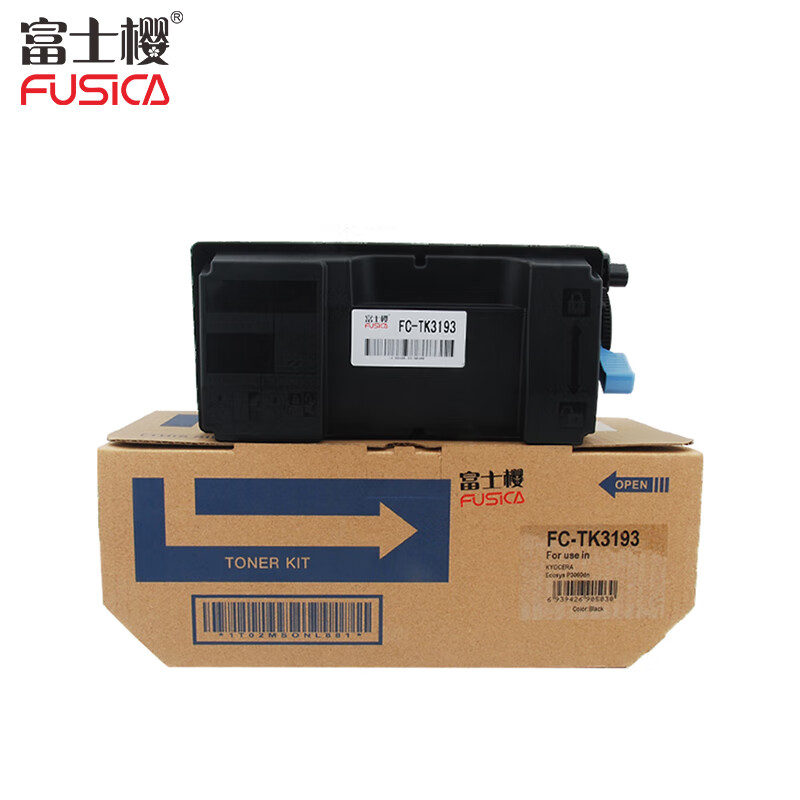 富士樱 TK-3193 粉盒 打印25000页(单位:支)适用京瓷 P3060dn 黑色