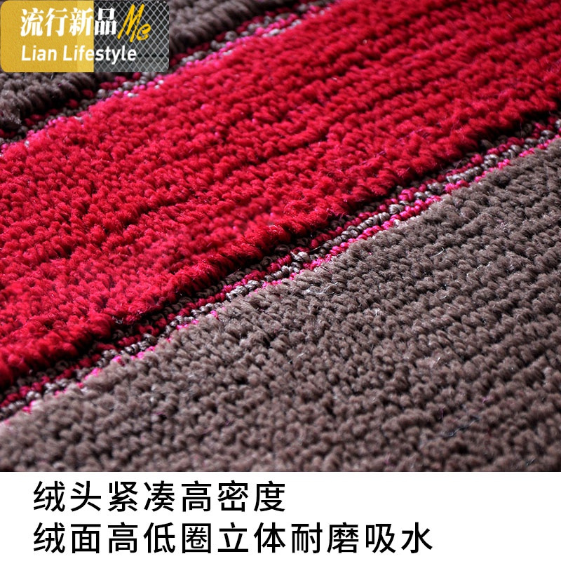 厨房地垫 厨房长条吸水防滑垫防油垫卧室垫床边脚垫定制 三维工匠地毯
