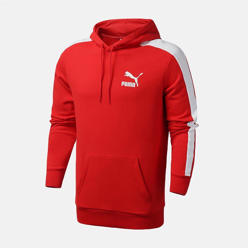 PUMA彪马男装2019新款T7运动服休闲针织连帽卫衣595922