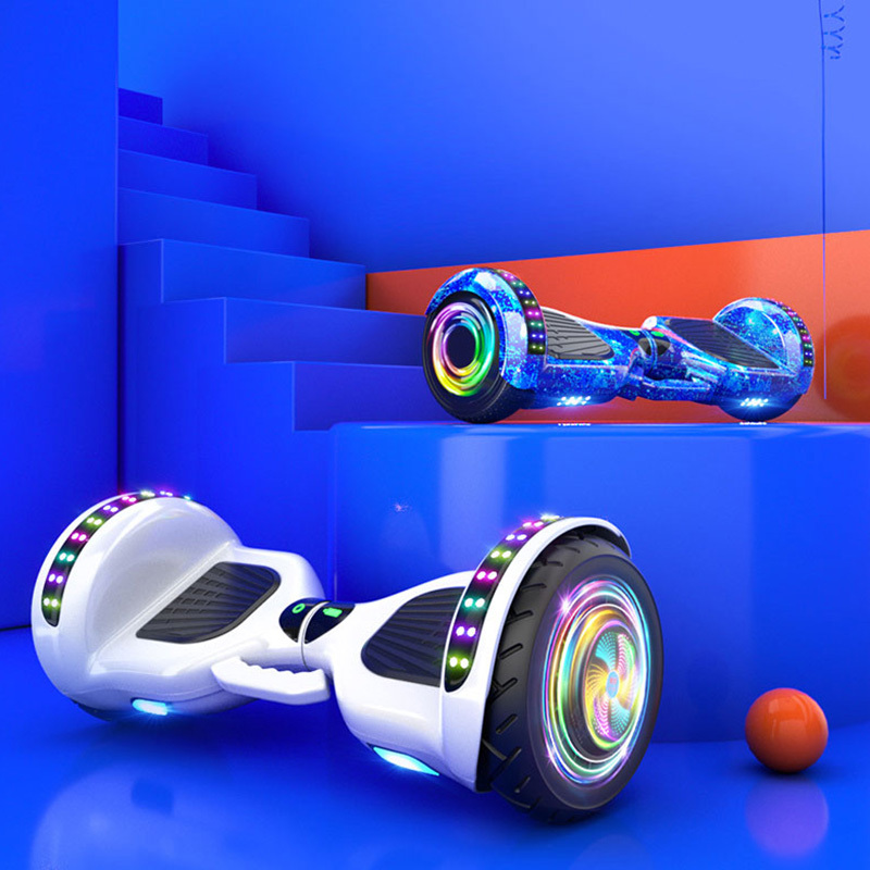 领奥新款电动平衡车儿童6一8一12智能体感无杆平行车