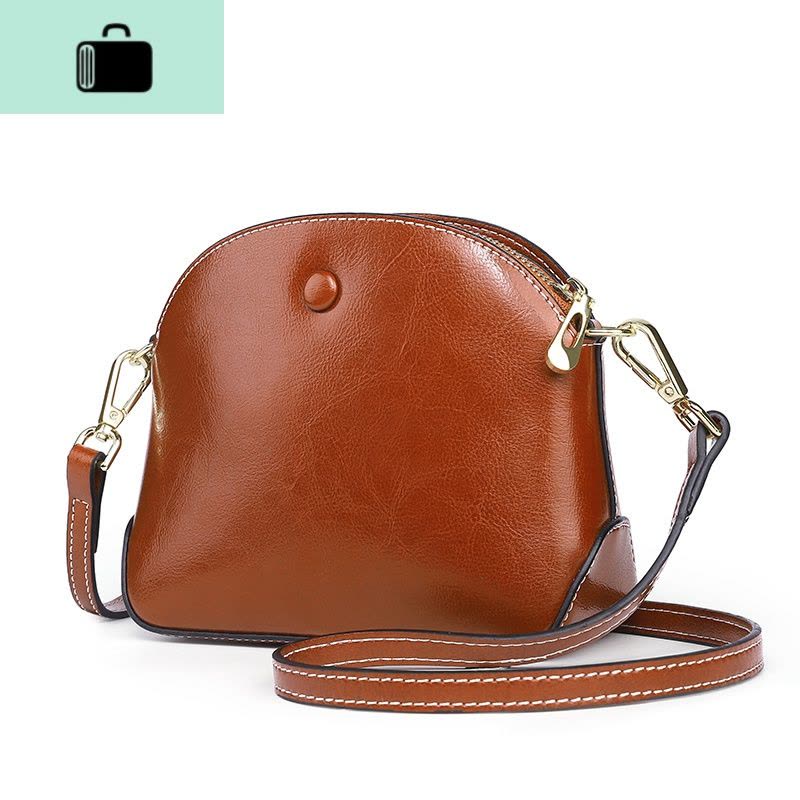 包包女新款2020时尚百搭斜挎包小迷你贝壳包复古女包单肩包NEW LAKE女斜挎包图片