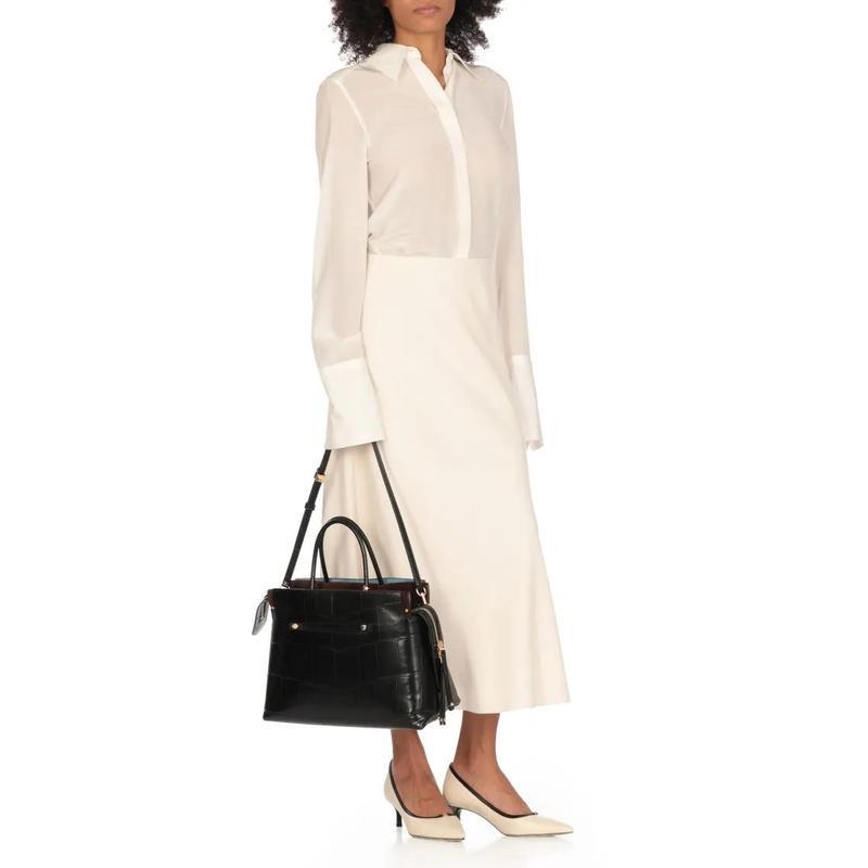 托里.伯奇(TORY BURCH)女士单肩包时尚简约黑色百搭轻便出行购物
