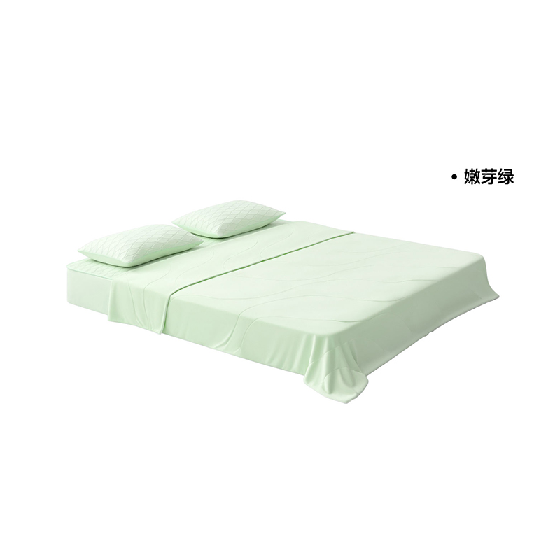 绘睡夏凉被抗菌防螨硅胶被-嫩芽绿200*230