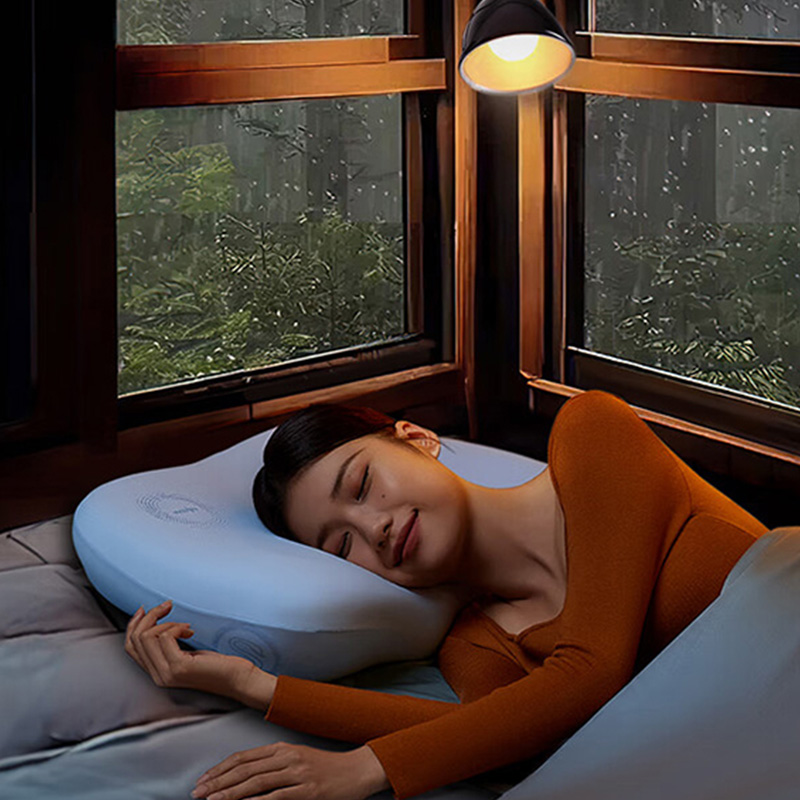 SKG颈椎枕护颈成人专用音乐助深睡眠蓝牙透气枕芯D5 1代标准款高清大图