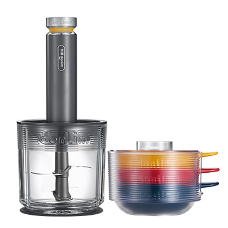 东菱搅拌机玻璃碗家用套娃佐料机辅食机绞馅碎肉捣蒜器DL-5028