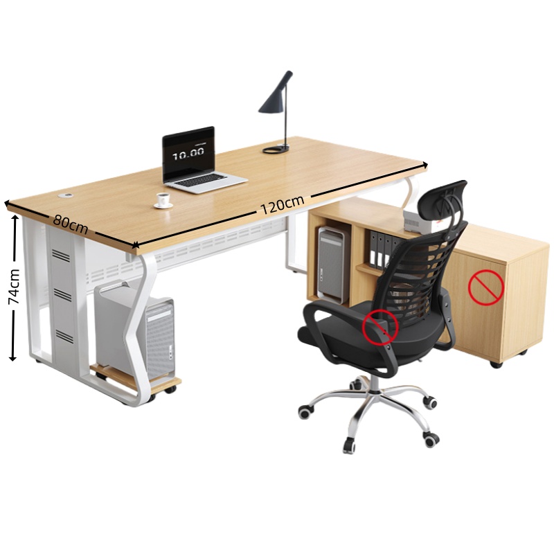 烁恒 办公桌 120*80*74cm 张高清大图