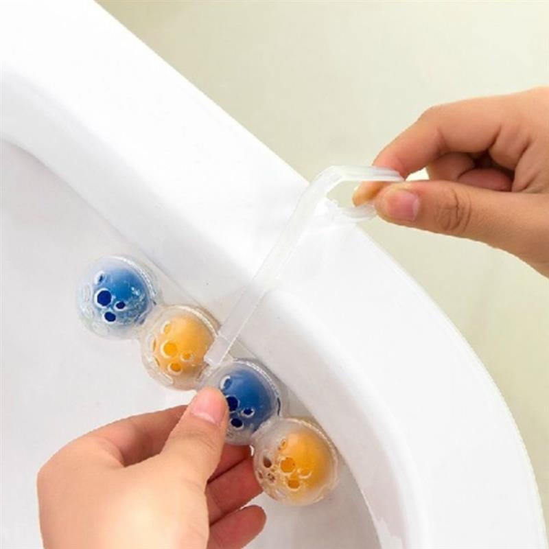 买二送一悬挂式马桶清洁球清香洁厕剂卫生间去污除臭洁厕宝清香除垢洁