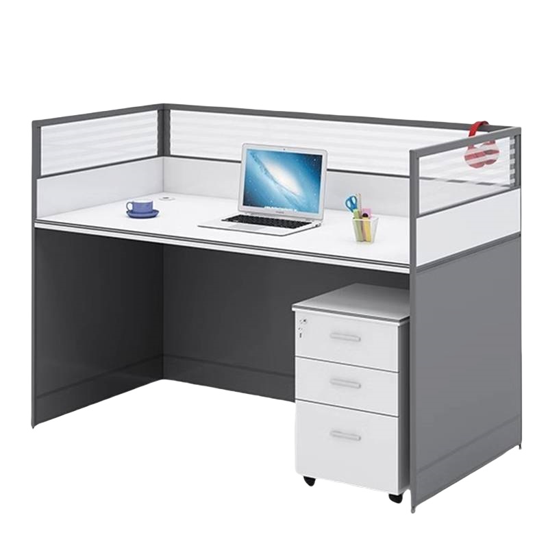 鑫龙悦 办公桌 单人位含柜 张高清大图